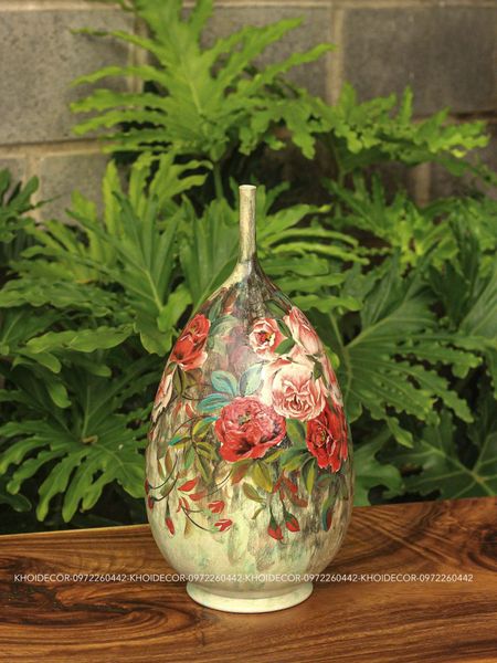  HÚT LỘC GIỌT NƯỚC MEN KHÔ GỐM TÂM AN 