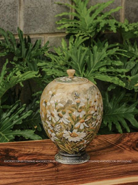  CHÓE HỌA MI MEN KHỐ GỐM ĐIỆP 