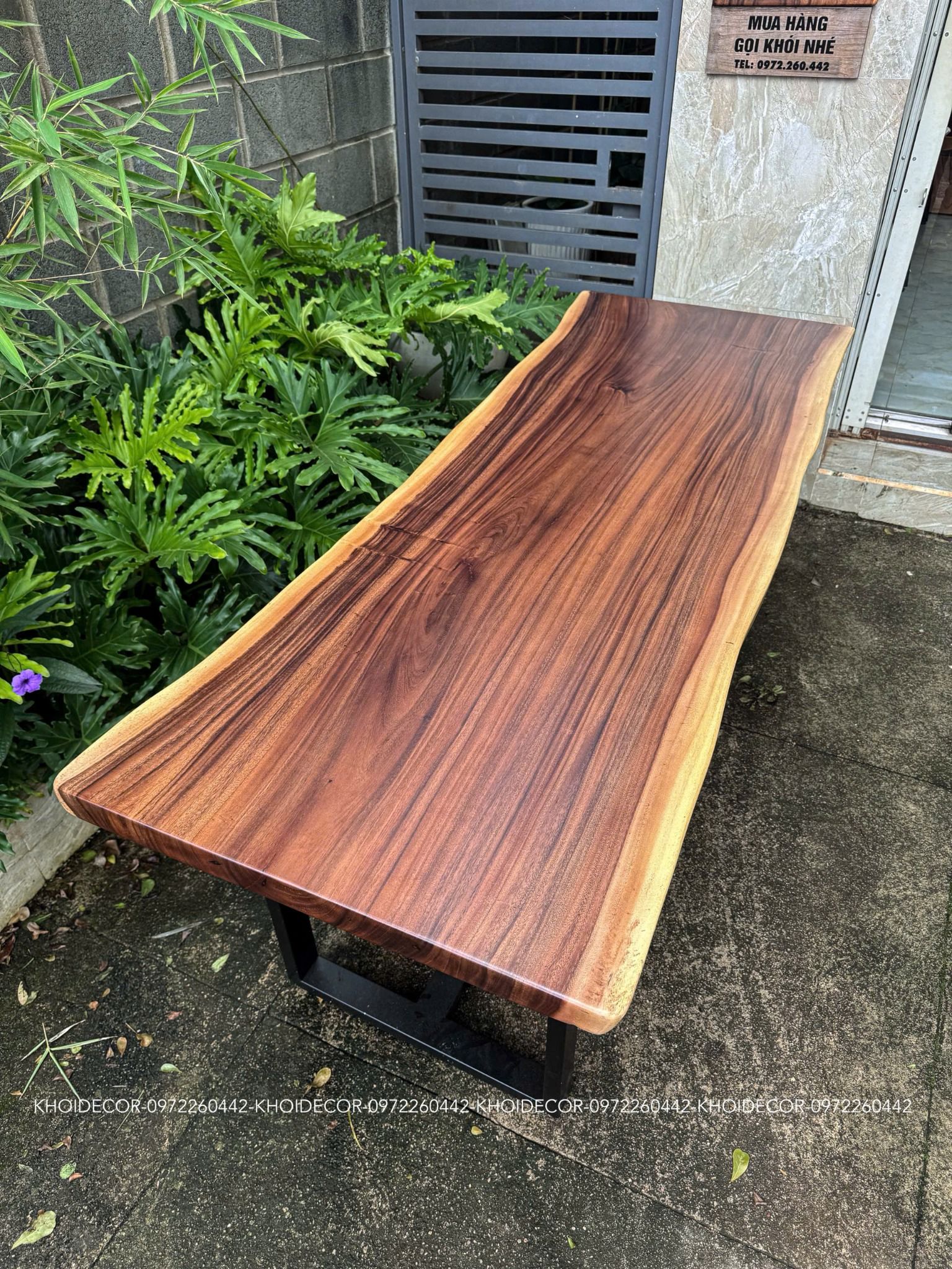  BÀN GỖ ME TÂY 200 x 70-75 x 5 cm 