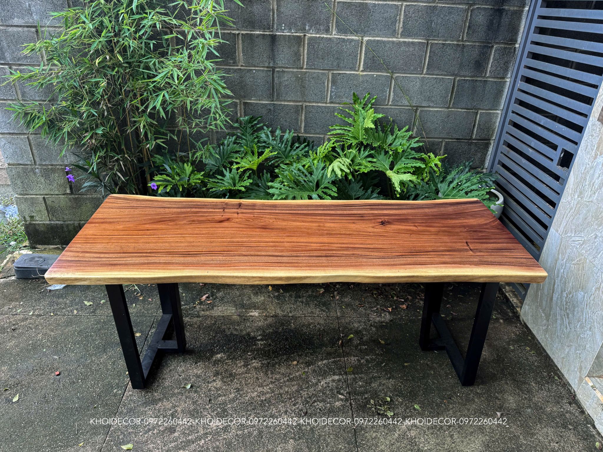  BÀN GỖ ME TÂY 200 x 70-75 x 5 cm 