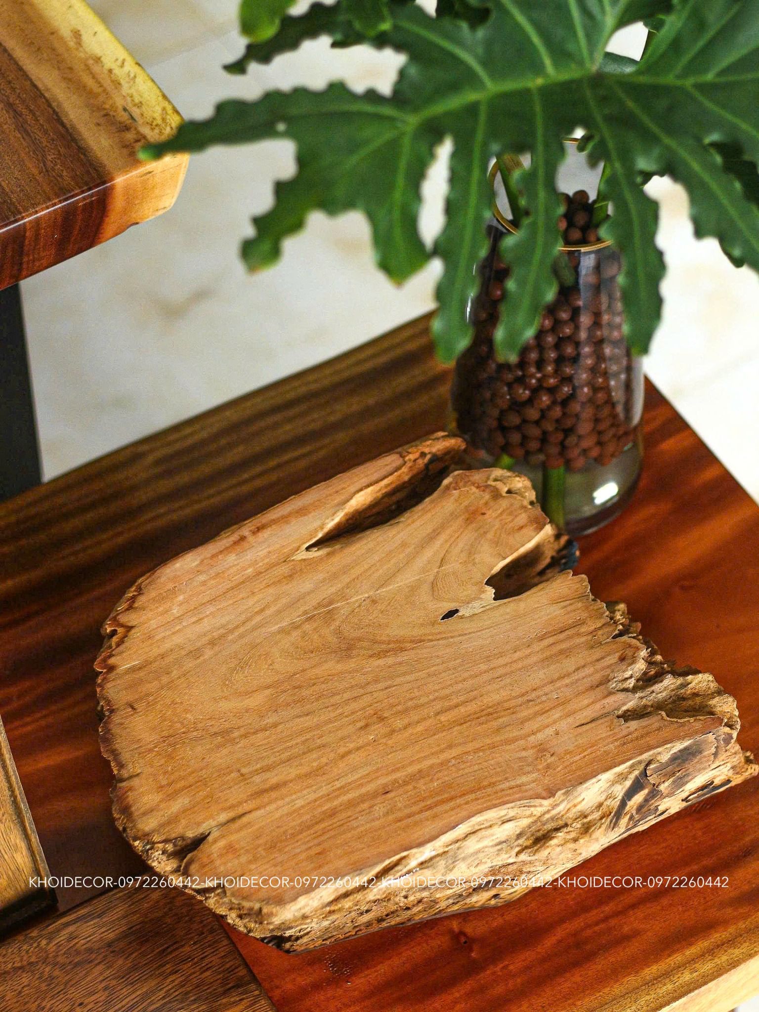  ĐÔN KÊ GỖ HƯƠNG - N30 x R23 x C13 cm 