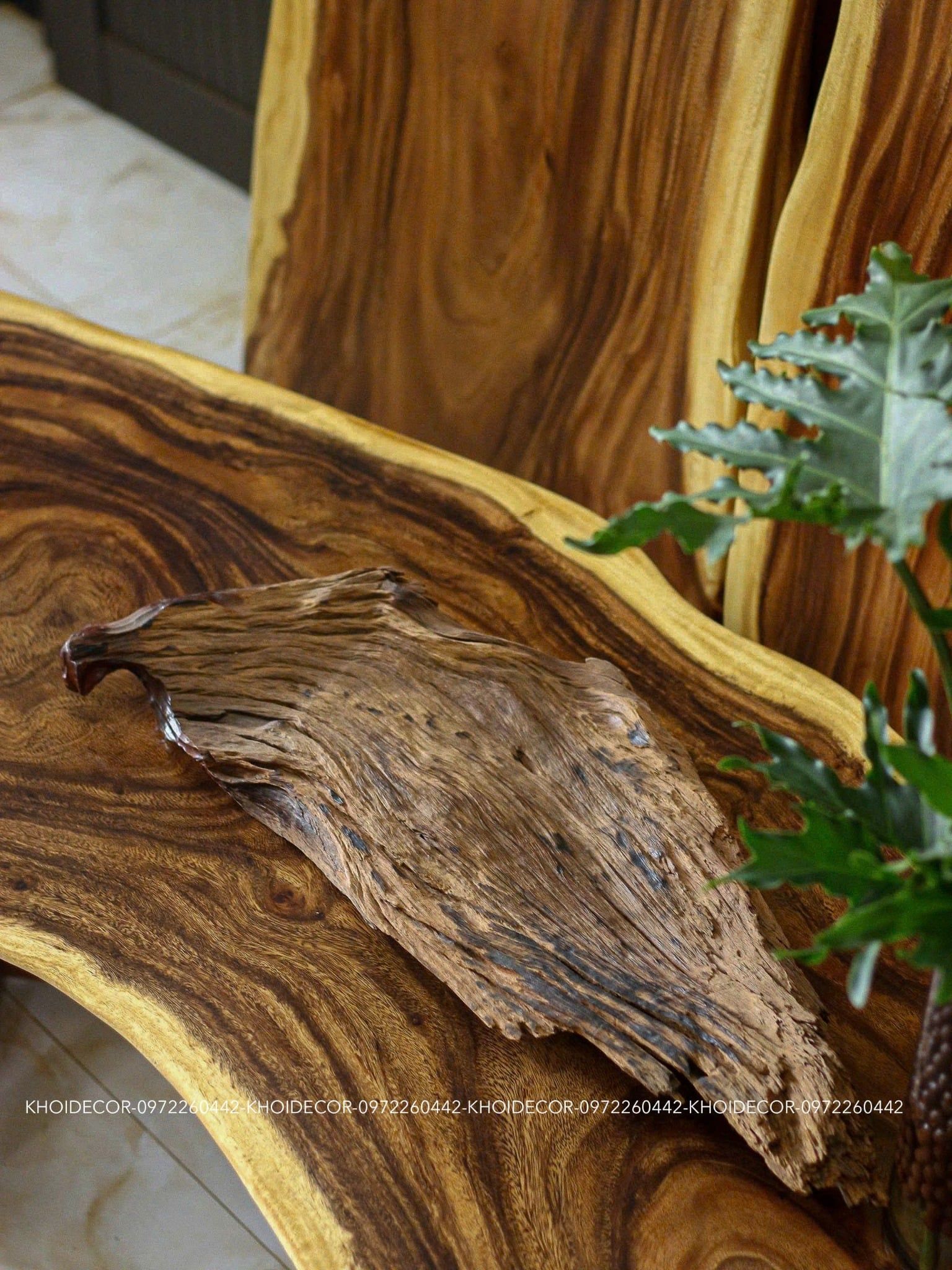  KHAY TRÀ GỖ HƯƠNG - N73 x R27 x D5 