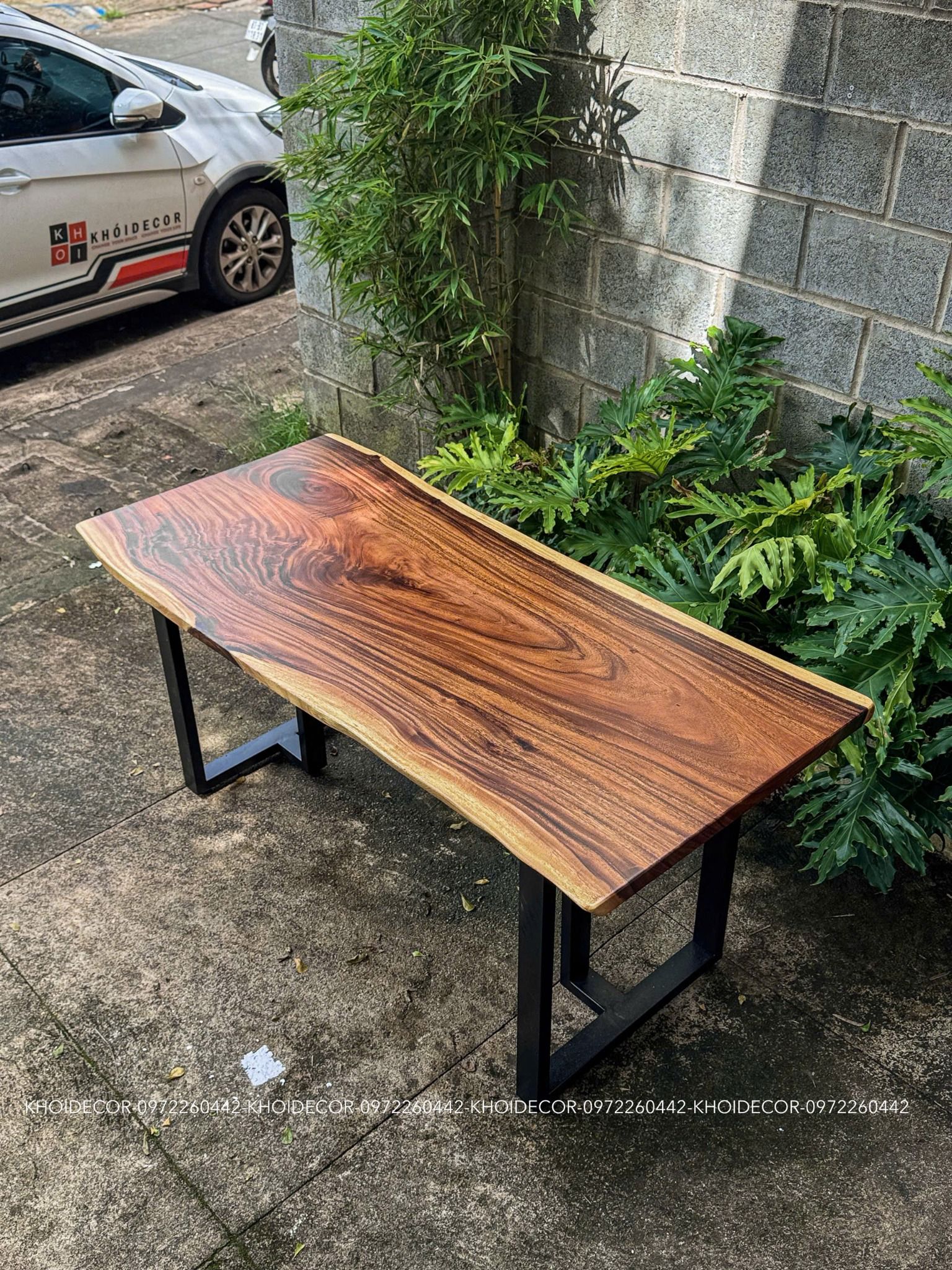  BÀN GỖ ME TÂY 160 x 71-73 x 4 cm 