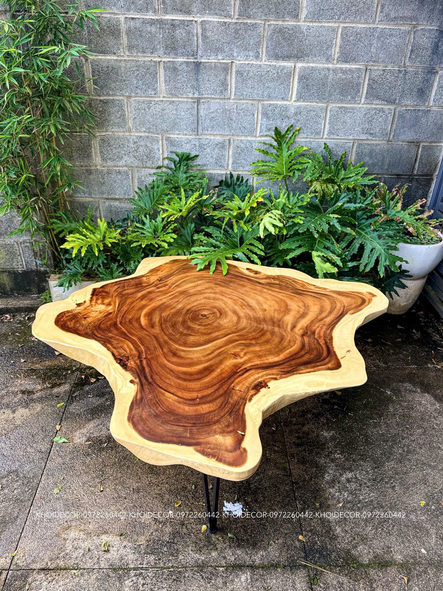  BÀN SOFA GỖ ME TÂY 160 - 114 x 10 cm 