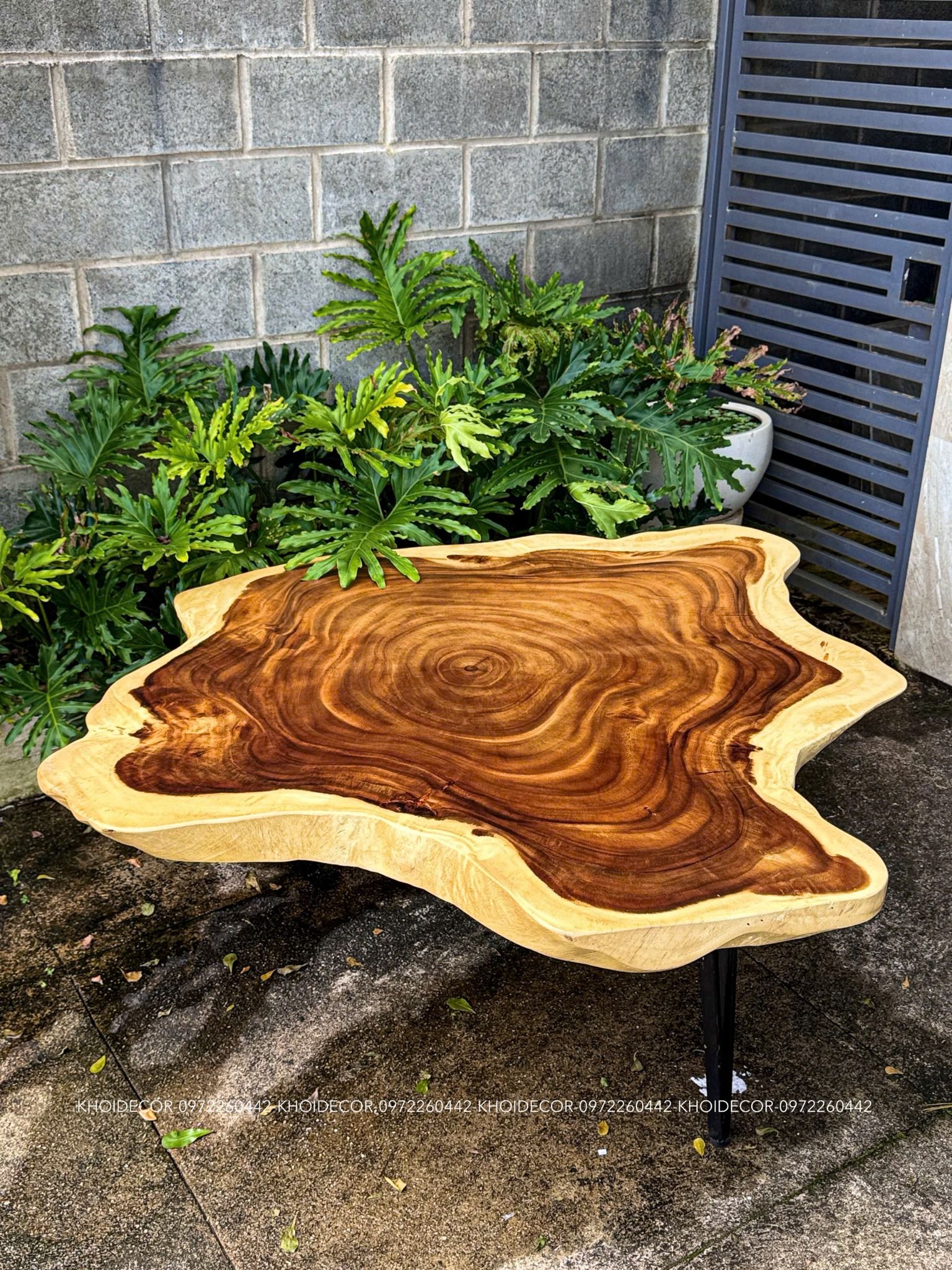  BÀN SOFA GỖ ME TÂY 160 - 114 x 10 cm 