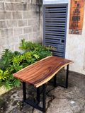  BÀN GỖ ME TÂY 140 x 70-66-69 x 4 cm 