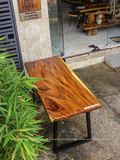  BÀN GỖ ME TÂY 140 x 60 x 3,5 cm 
