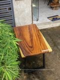  BÀN GỖ ME TÂY 120 x 65 x 3,5 cm 