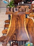  BÀN GỖ ME TÂY 220 x 73-71 x 5 cm 