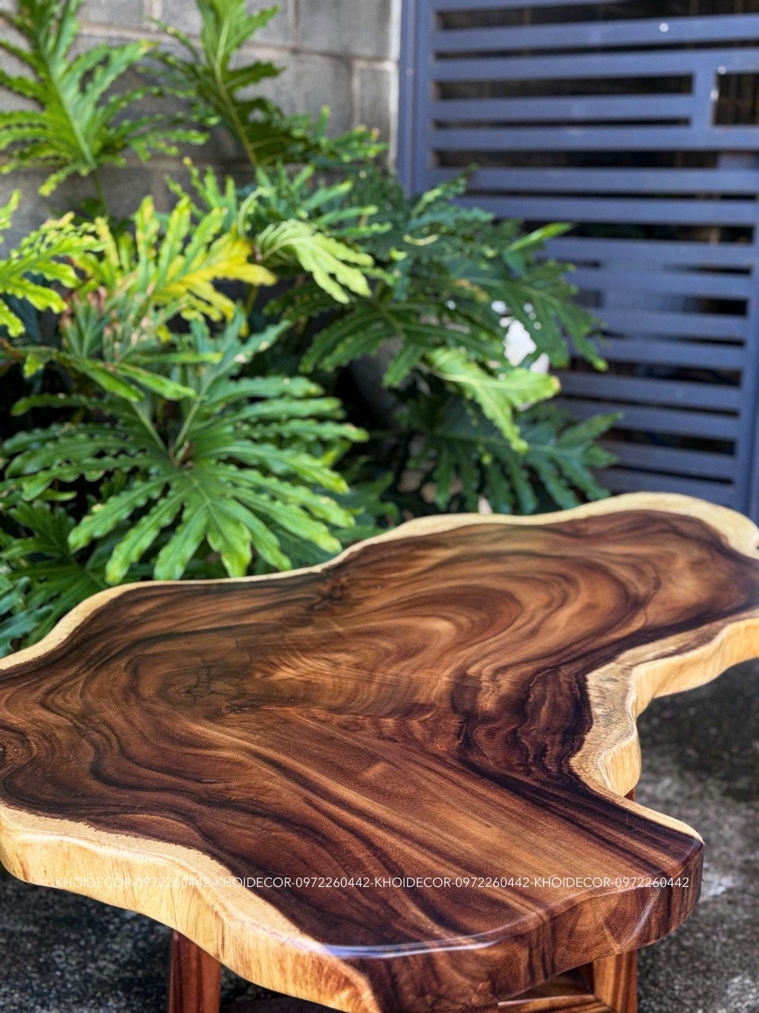  BÀN GỖ ME TÂY 125 x 65 x 5 cm 