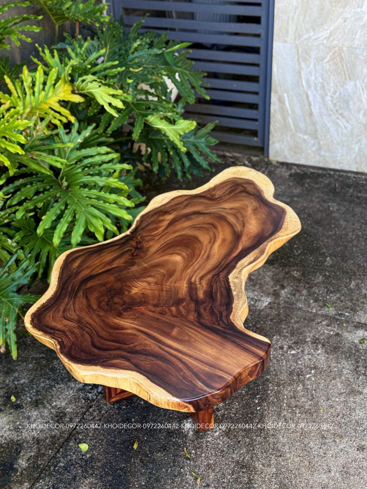  BÀN GỖ ME TÂY 125 x 65 x 5 cm 