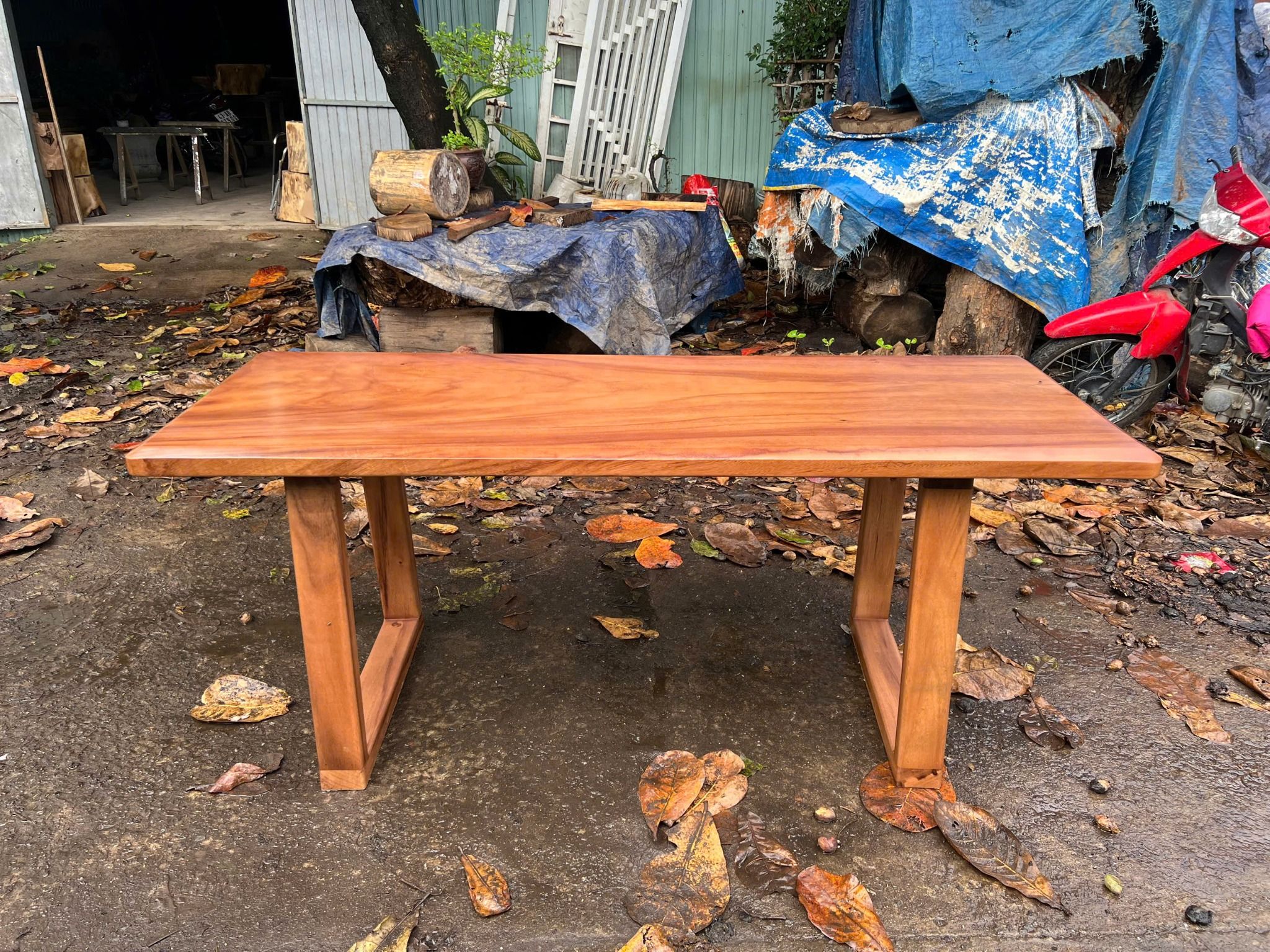  BÀN GỖ ME TÂY 180 x 65 x 5 cm 