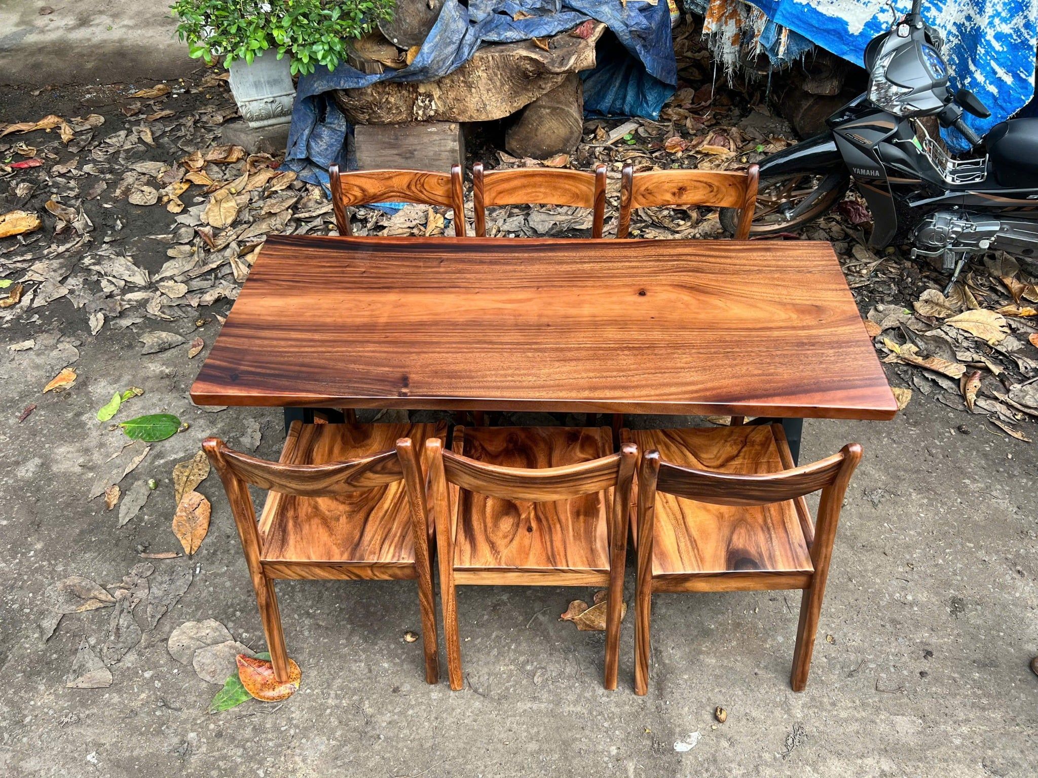  BÀN GỖ ME TÂY 170 x 70 x 5 cm 