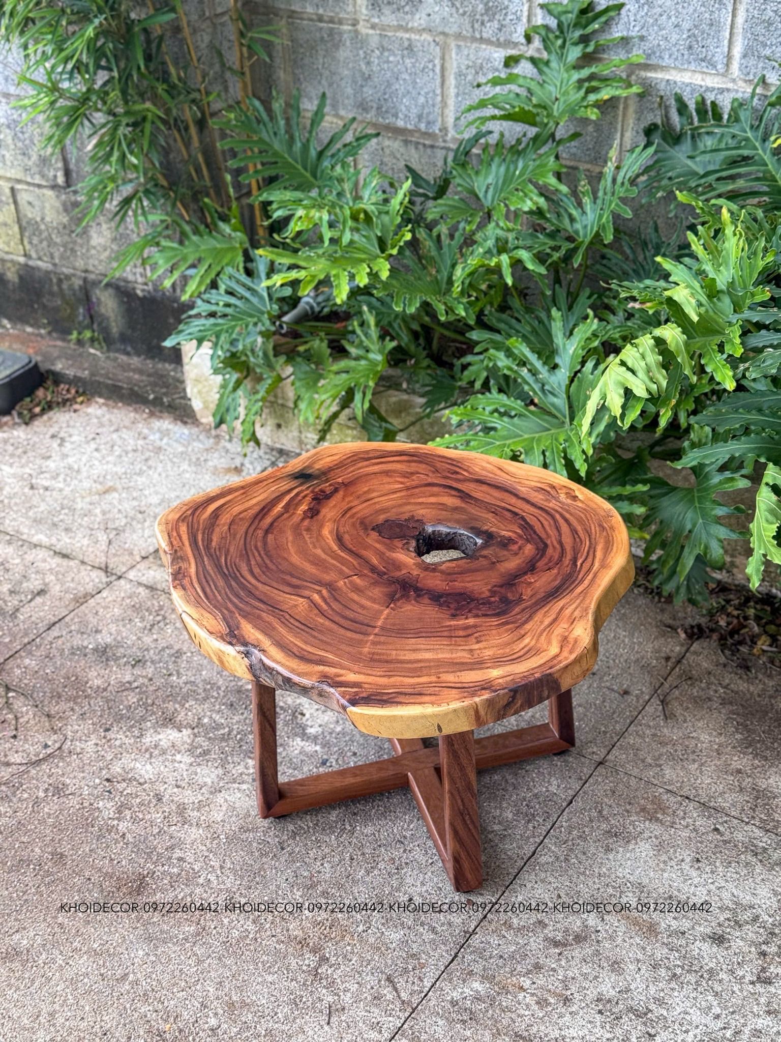  BÀN GỖ ME TÂY 74 x 70 x 5 cm 