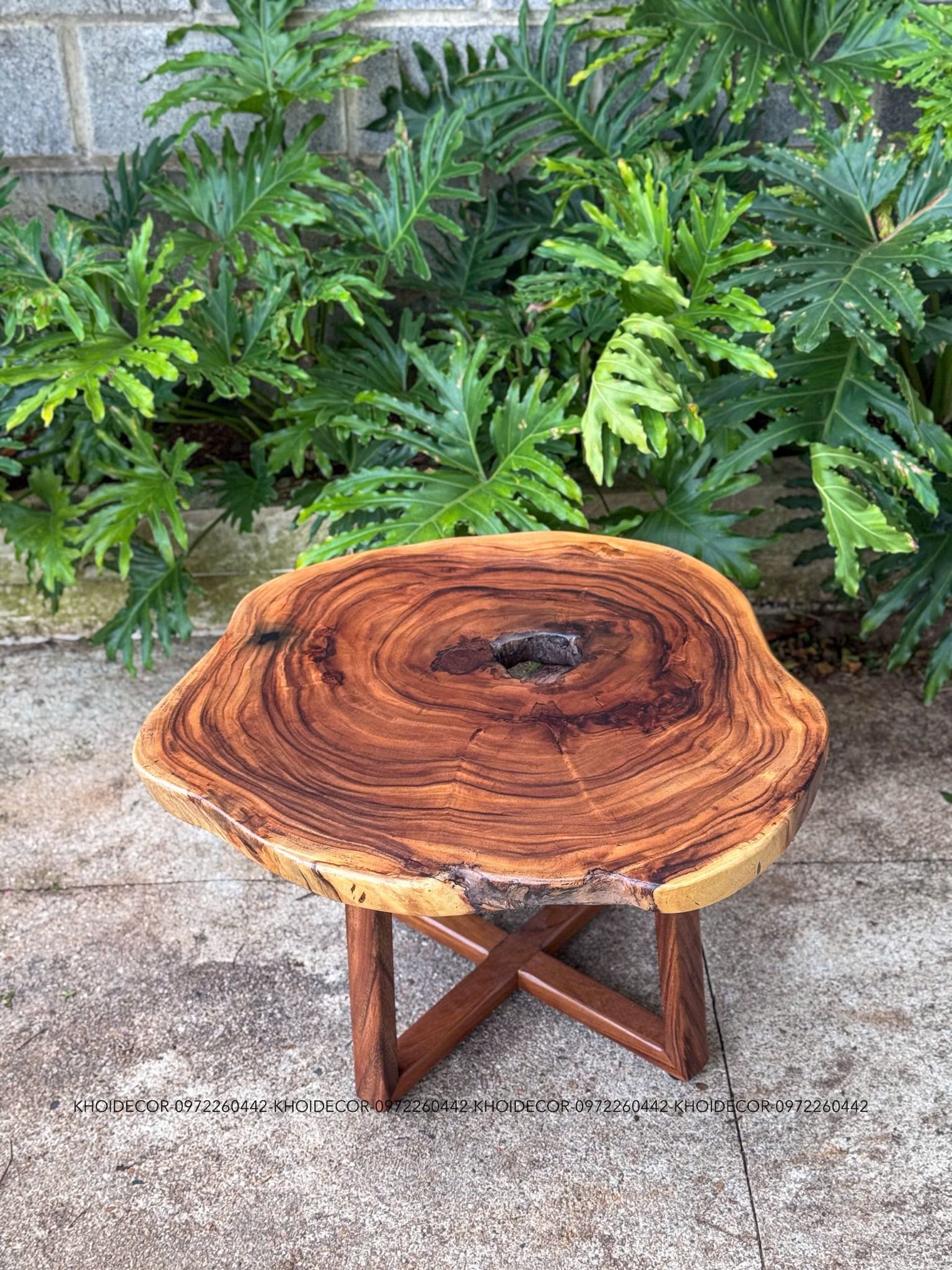  BÀN GỖ ME TÂY 74 x 70 x 5 cm 