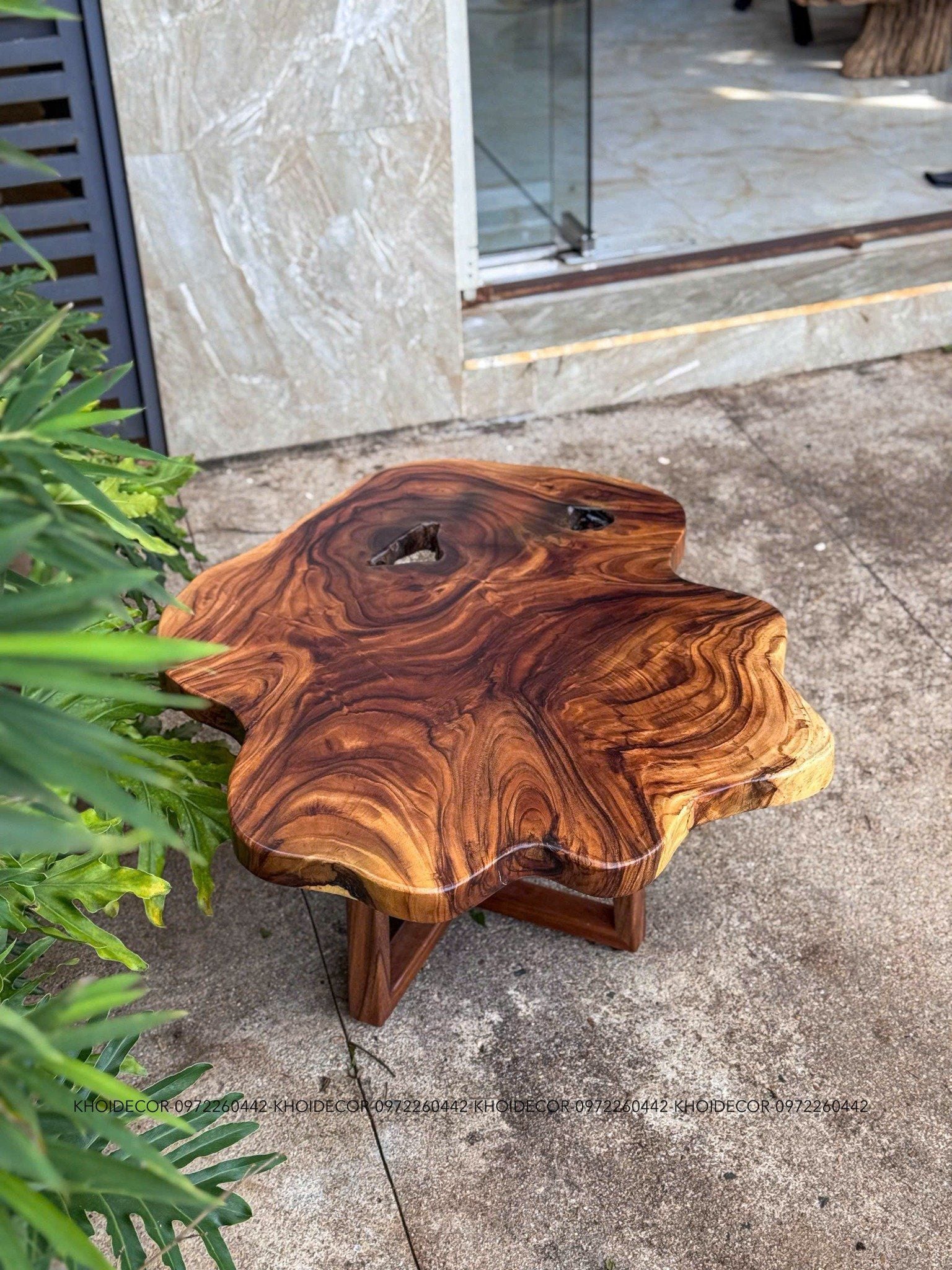  BÀN GỖ ME TÂY 90 x 77 x 5 cm 