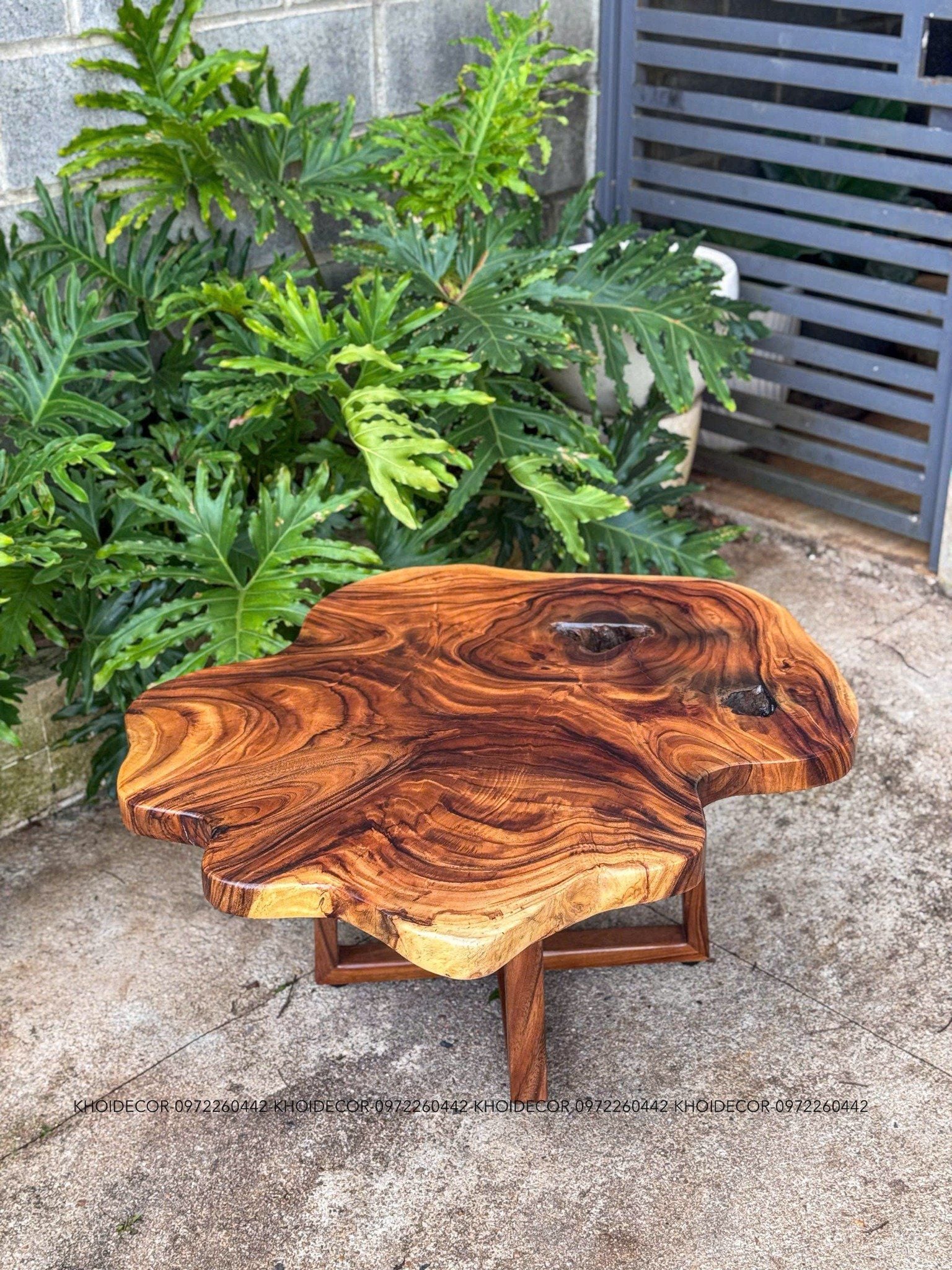  BÀN GỖ ME TÂY 90 x 77 x 5 cm 