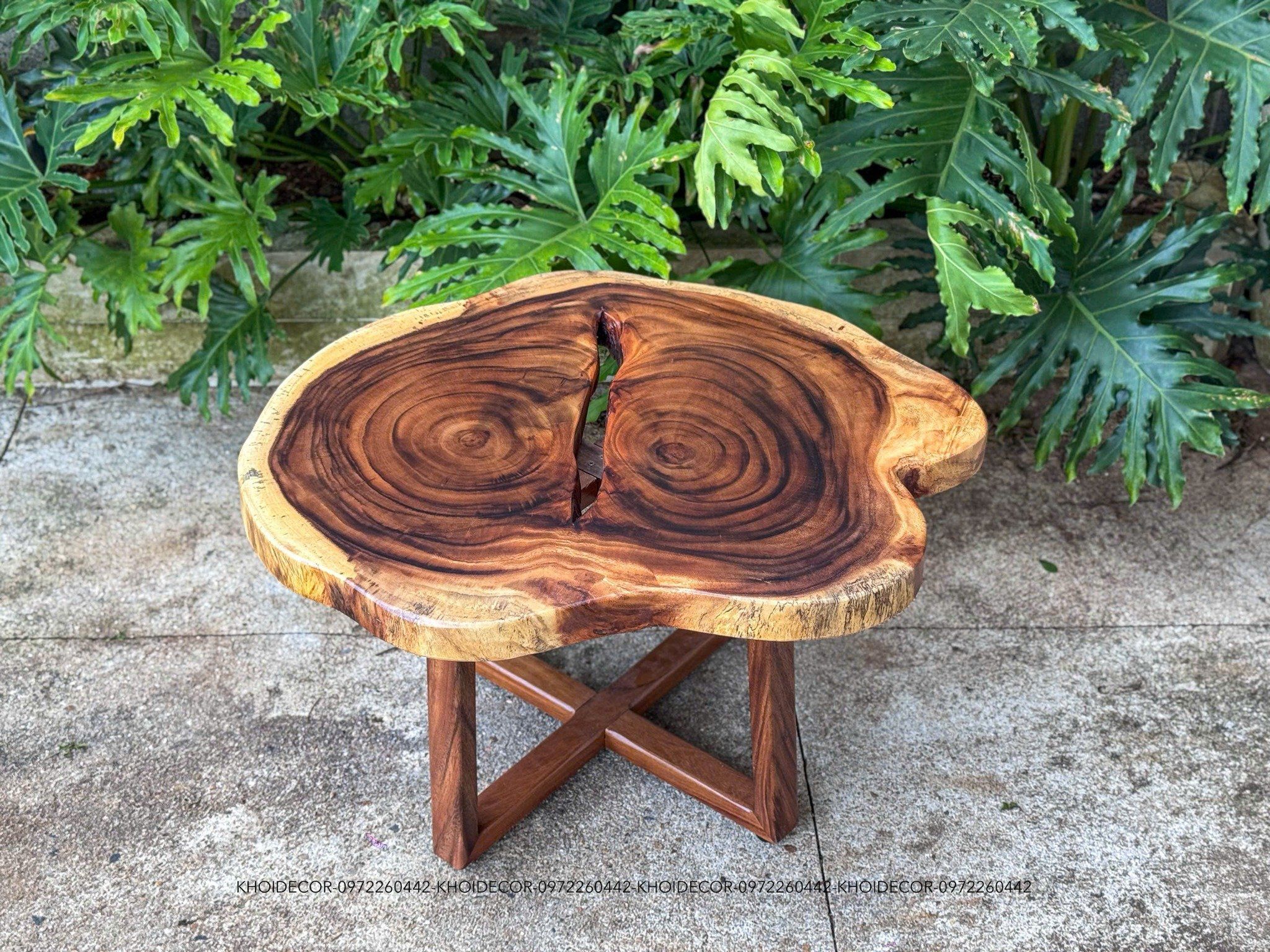  BÀN GỖ ME TÂY 80 x 60 x 5 cm 