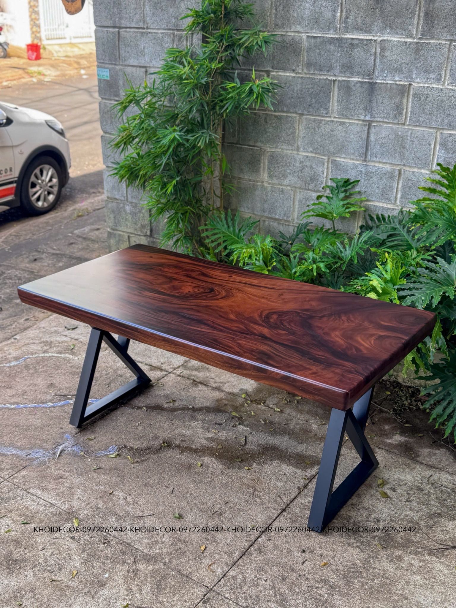  BÀN GỖ ME TÂY 162 x 80 x 3 cm 