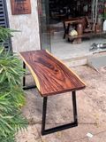  BÀN GỖ ME TÂY 165 x 55-60 x 5 cm 