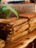  KỆ TREO ÂM TƯỜNG - GỖ ME TÂY 