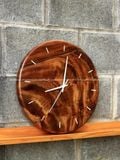  ĐỒNG HỒ TRÒN GỖ ME TÂY TREO TƯỜNG 