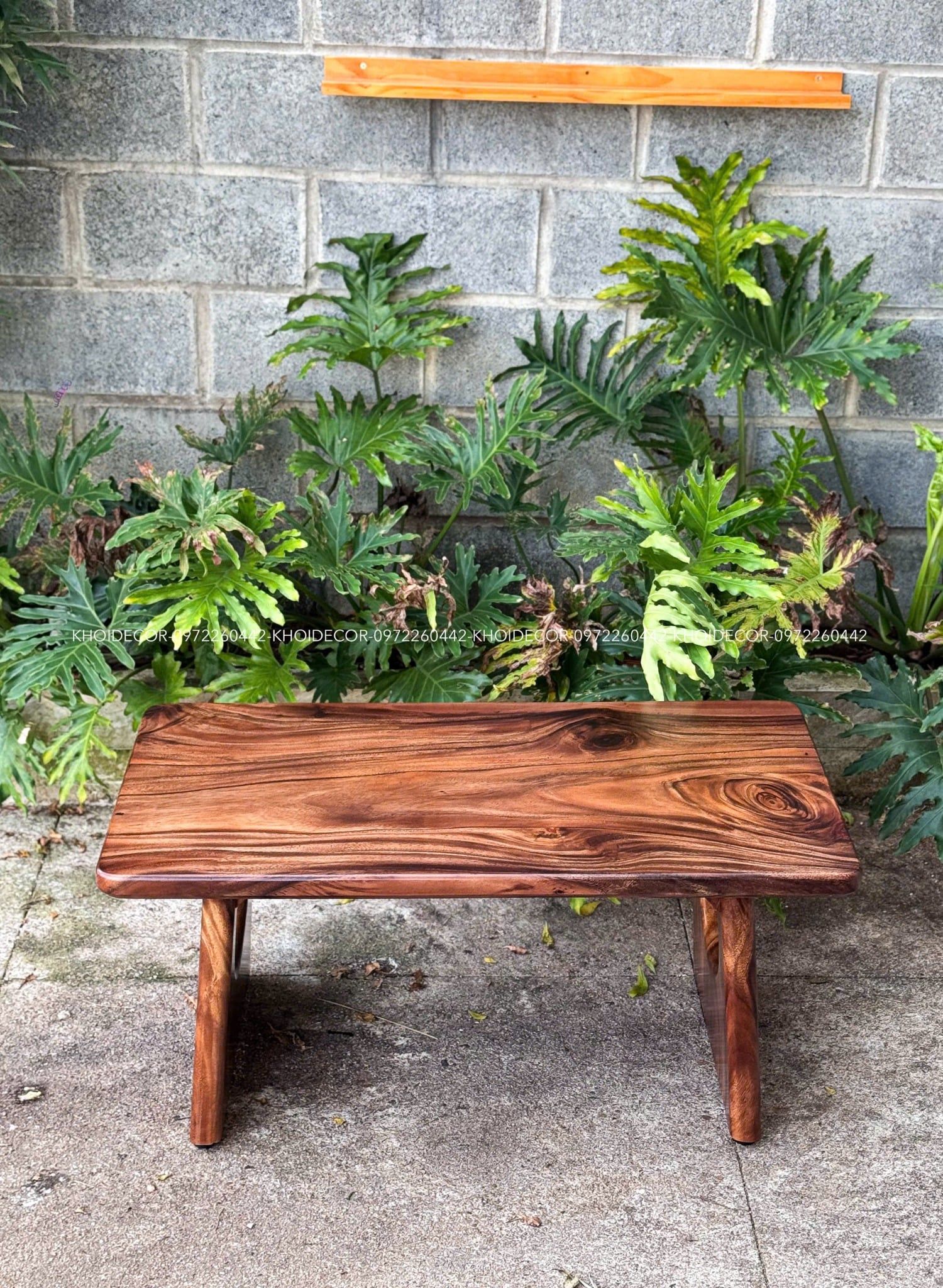  BÀN SOFA GỖ ME TÂY 100 x 55 x 47 cm 