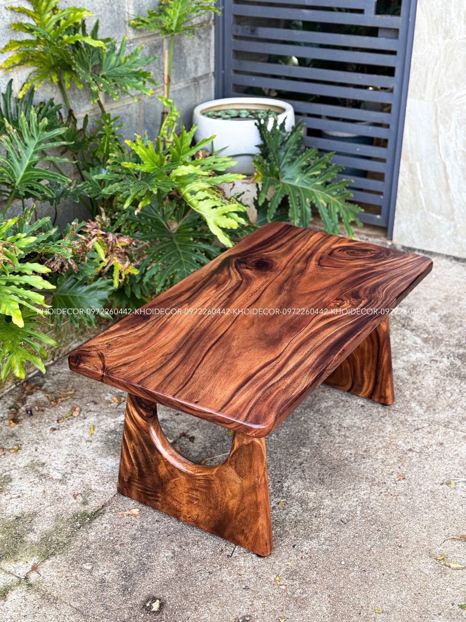  BÀN SOFA GỖ ME TÂY 100 x 55 x 47 cm 