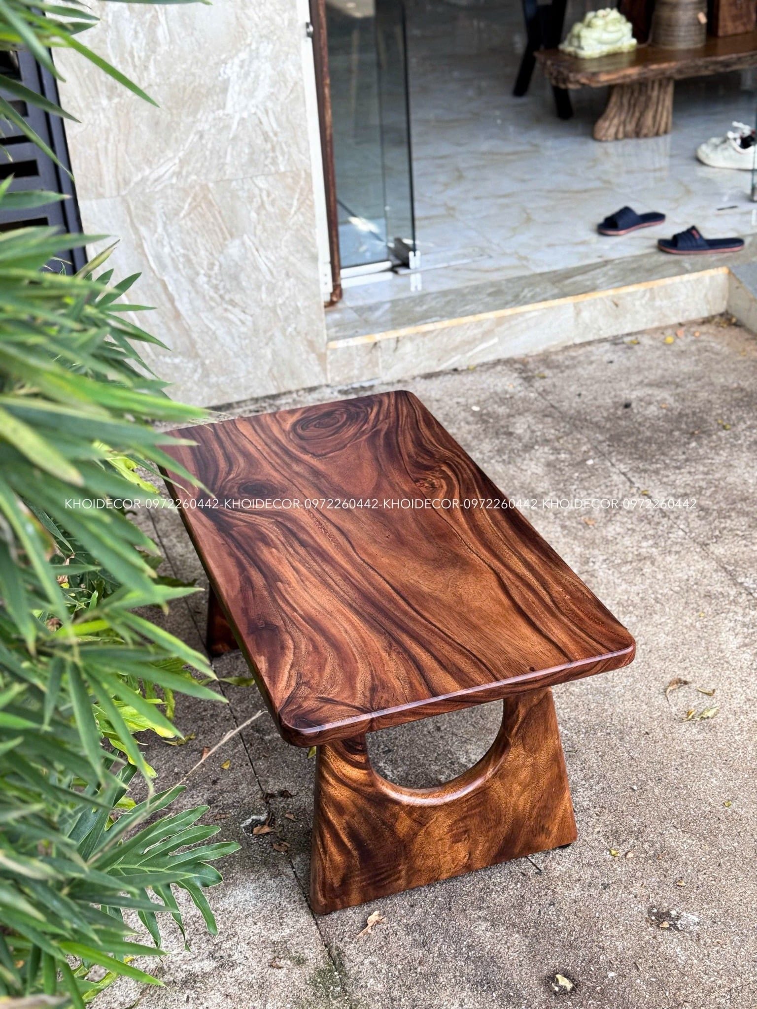  BÀN SOFA GỖ ME TÂY 100 x 55 x 47 cm 