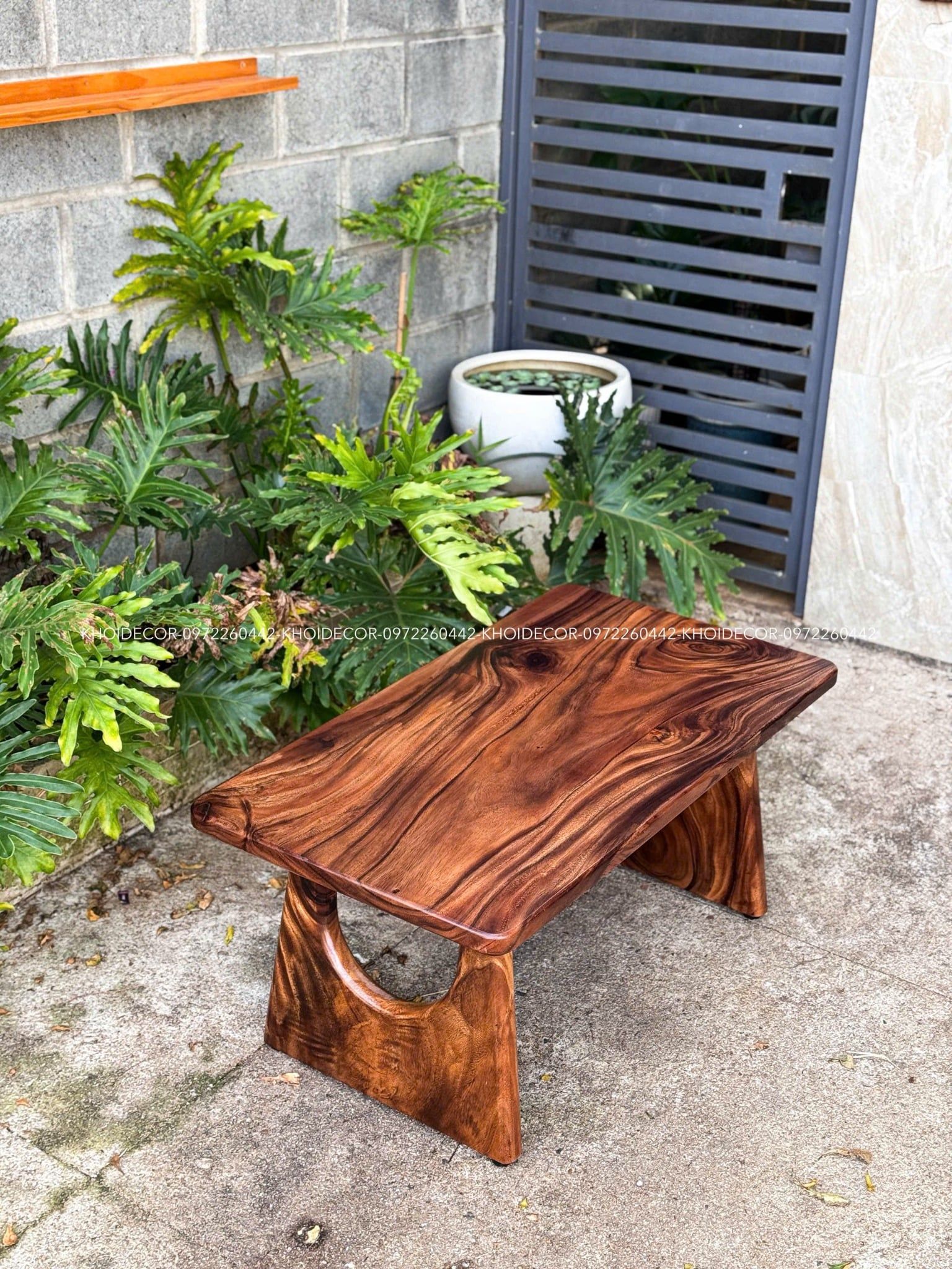  BÀN SOFA GỖ ME TÂY 100 x 55 x 47 cm 