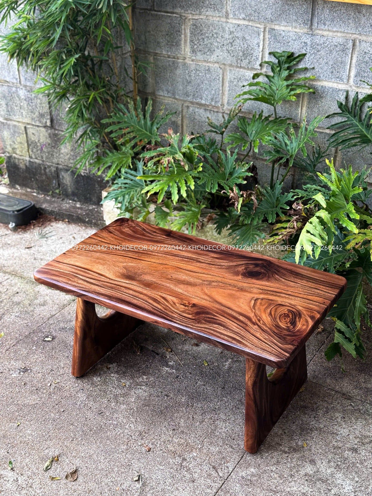  BÀN SOFA GỖ ME TÂY 100 x 55 x 47 cm 