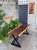  BÀN GỖ ME TÂY 180 x 60-68 x 4 cm 