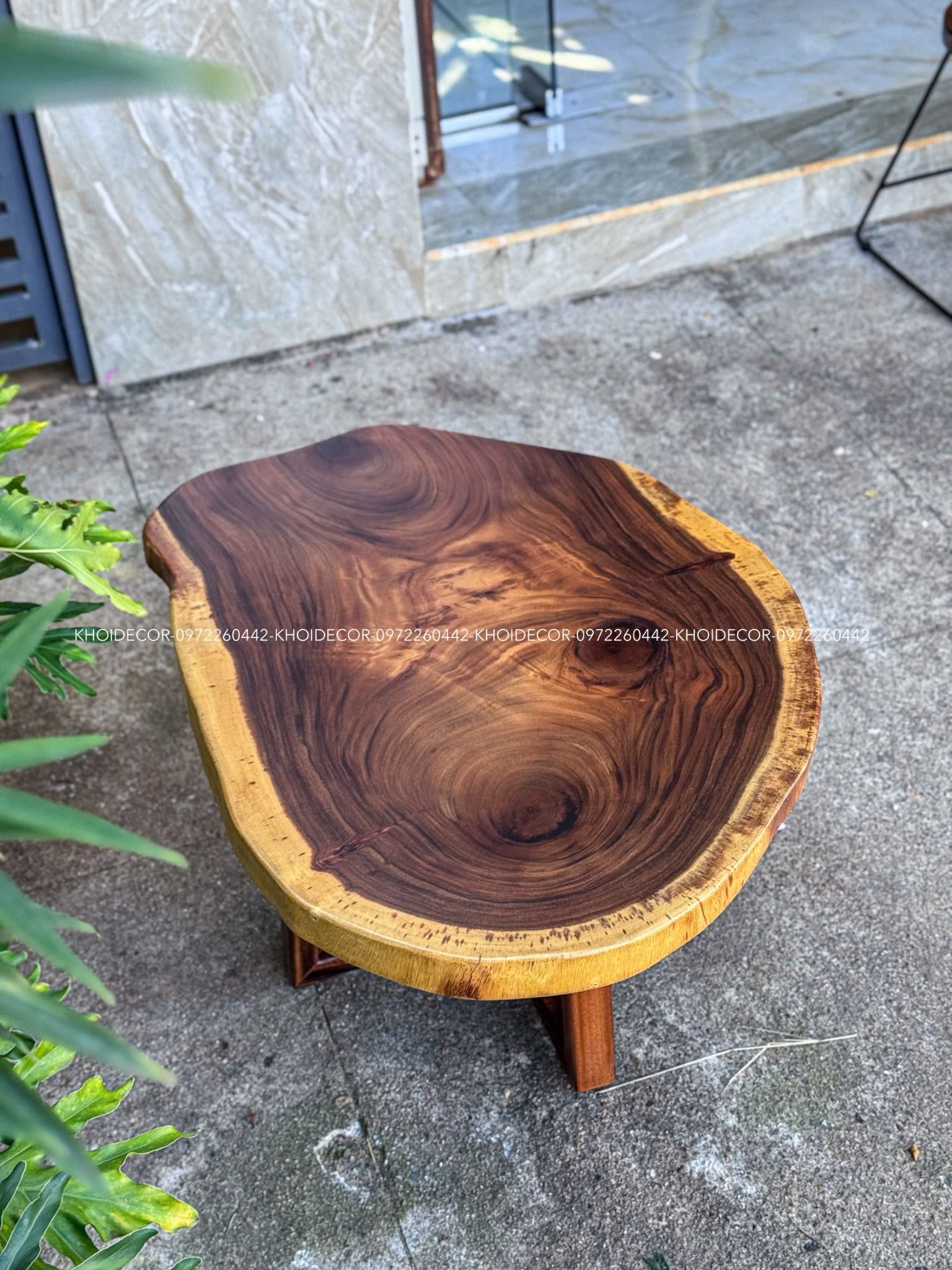  BÀN SOFA GỖ ME TÂY 90 x 63 x 5 cm 