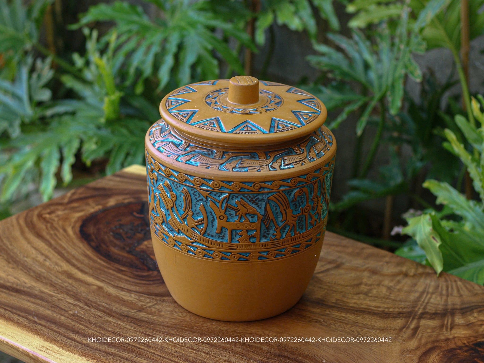  THẠP ĐỰNG GẠO – CHUM RƯỢU HỌA TIẾT TRỐNG ĐỒNG 