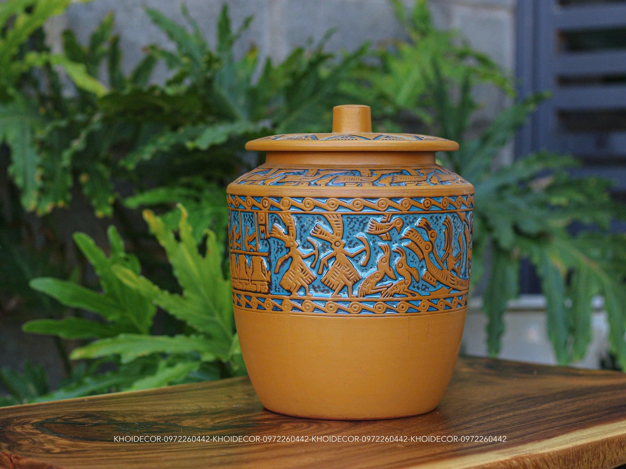  THẠP ĐỰNG GẠO – CHUM RƯỢU HỌA TIẾT TRỐNG ĐỒNG 