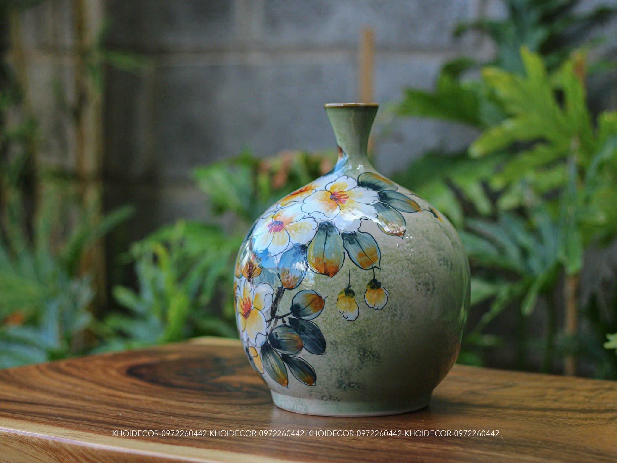  HÚT LỘC GỐM KHUÔN PT CERAMIC BÁT TRÀNG 