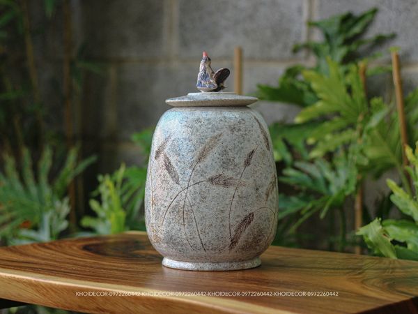  HŨ CHIM GỐM VUỐT TAY TUẤN MAI 