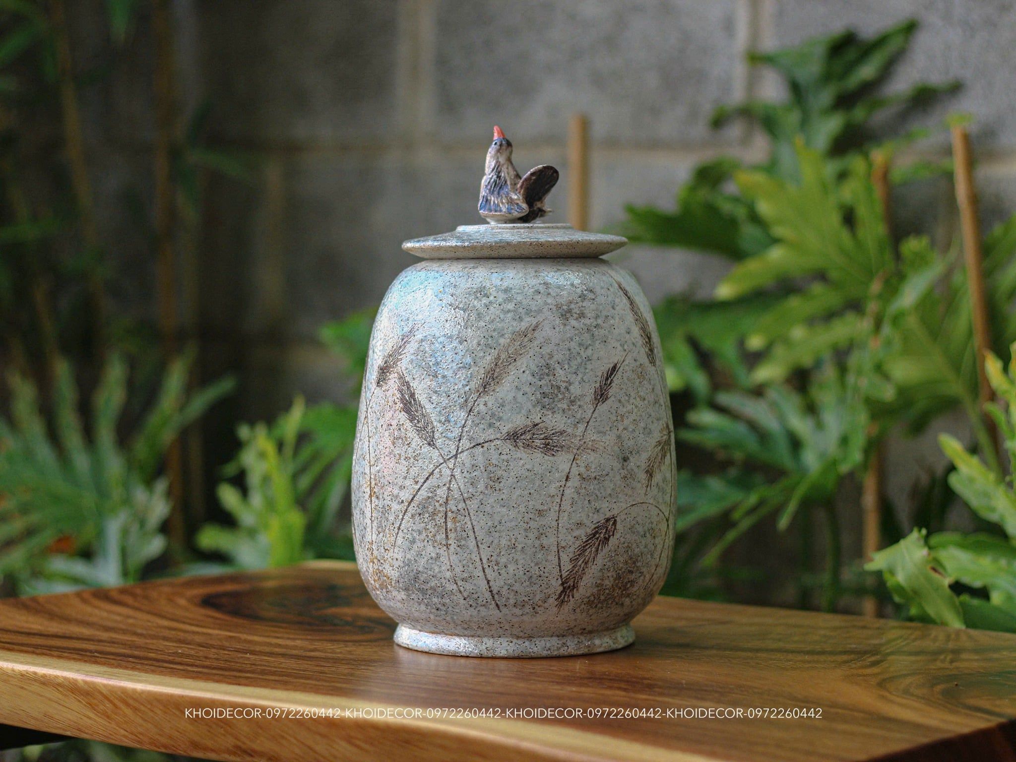  HŨ CHIM GỐM VUỐT TAY TUẤN MAI 