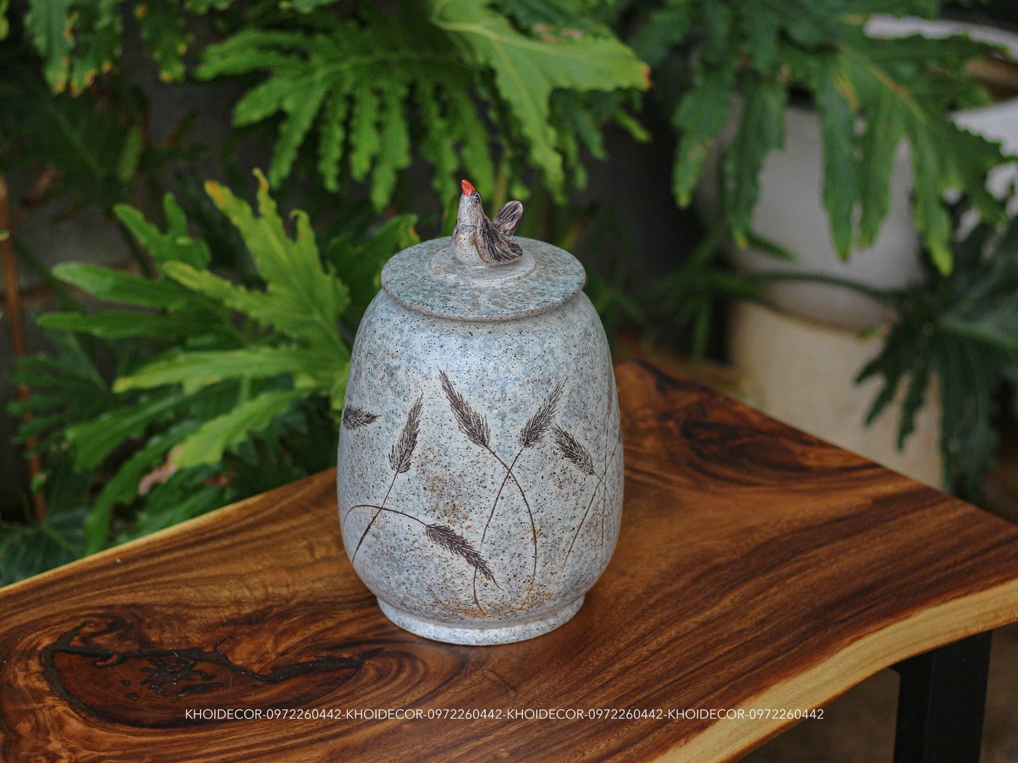  HŨ CHIM GỐM VUỐT TAY TUẤN MAI 