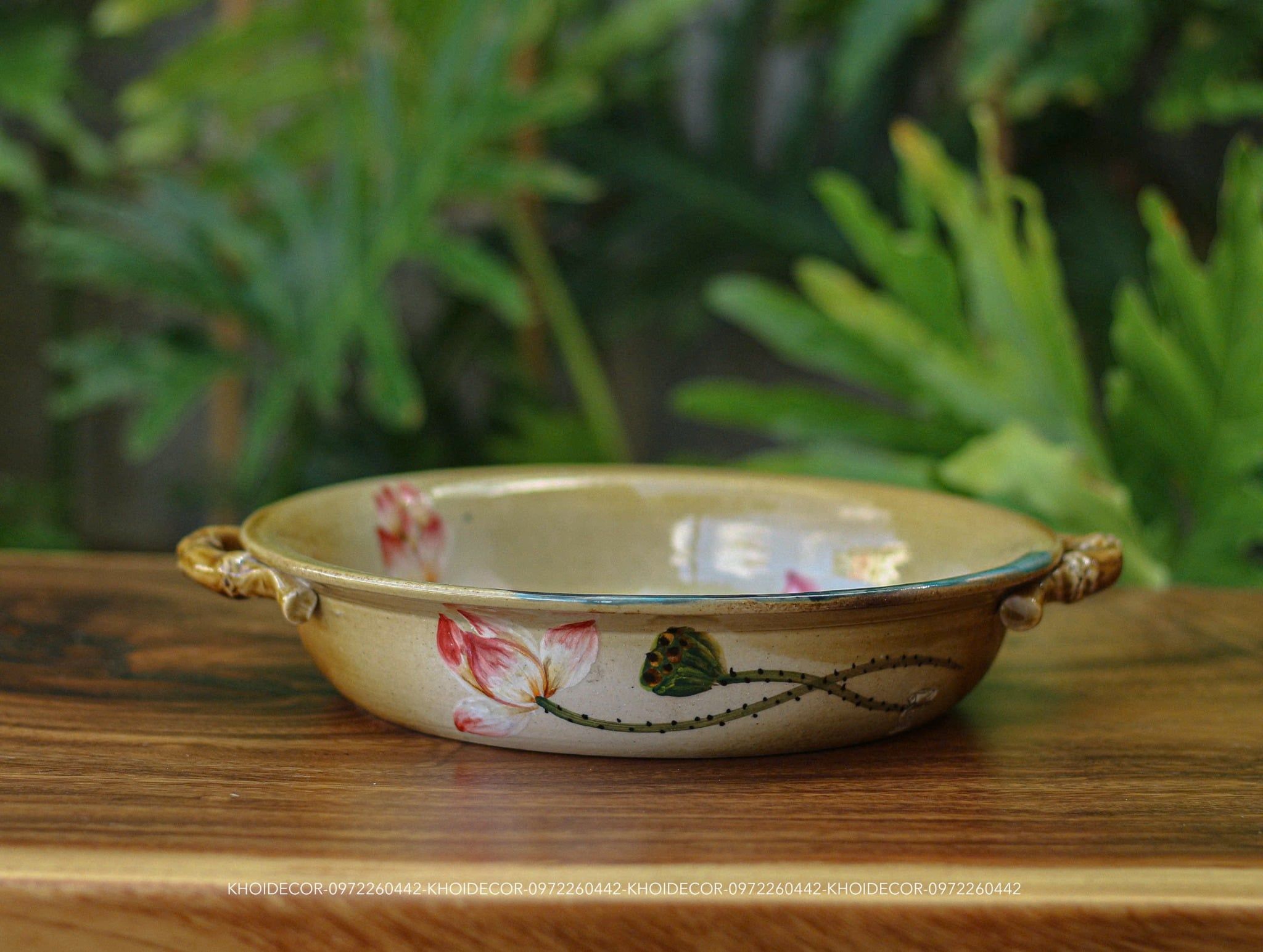  ĐĨA SEN GỐM TÂM AN 