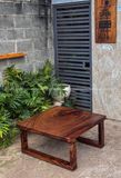  BÀN GỖ ME TÂY 90 x 90 x 45 cm 