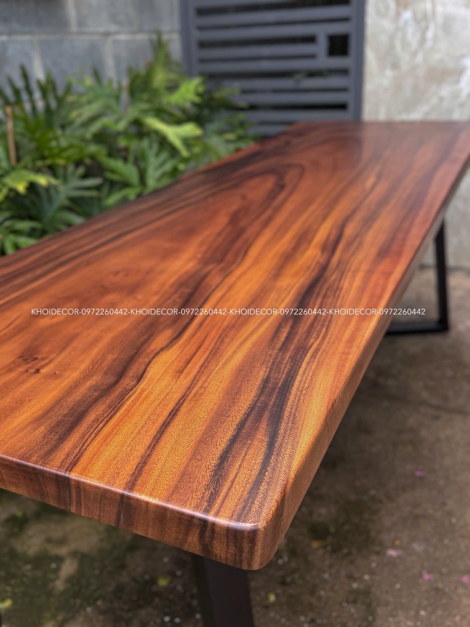  BÀN GỖ ME TÂY 200 x 67 x 5 cm 