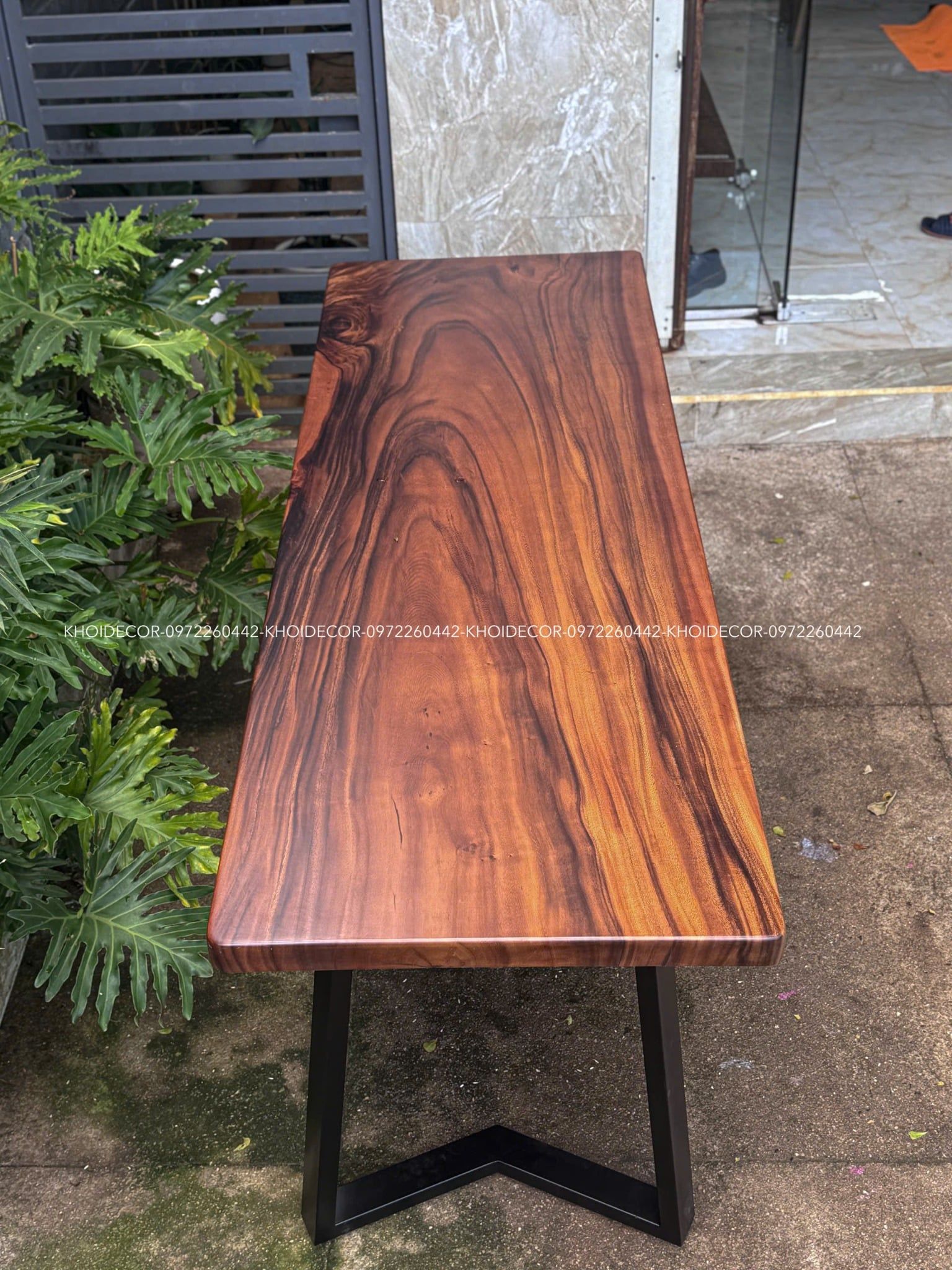  BÀN GỖ ME TÂY 200 x 67 x 5 cm 