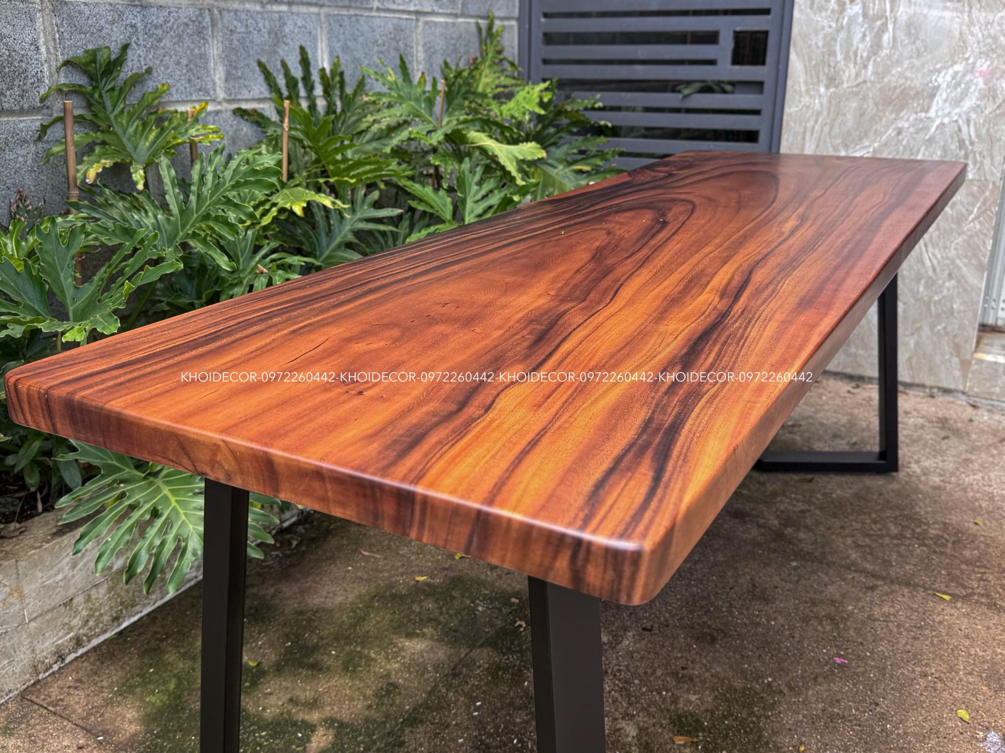  BÀN GỖ ME TÂY 200 x 67 x 5 cm 