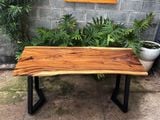  BÀN GỖ ME TÂY 160 x 70-75 x 3 cm 