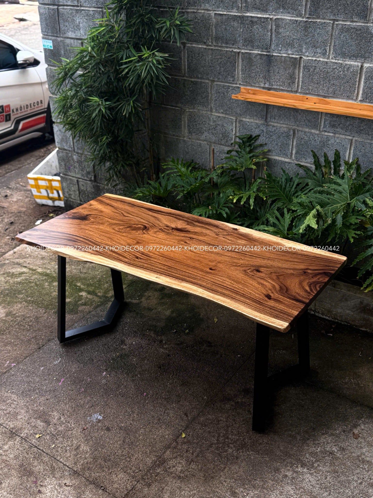  BÀN GỖ ME TÂY 160 x 70-75 x 3 cm 