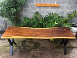 BÀN GỖ ME TÂY 204 x 64-56-62 x 5 cm 