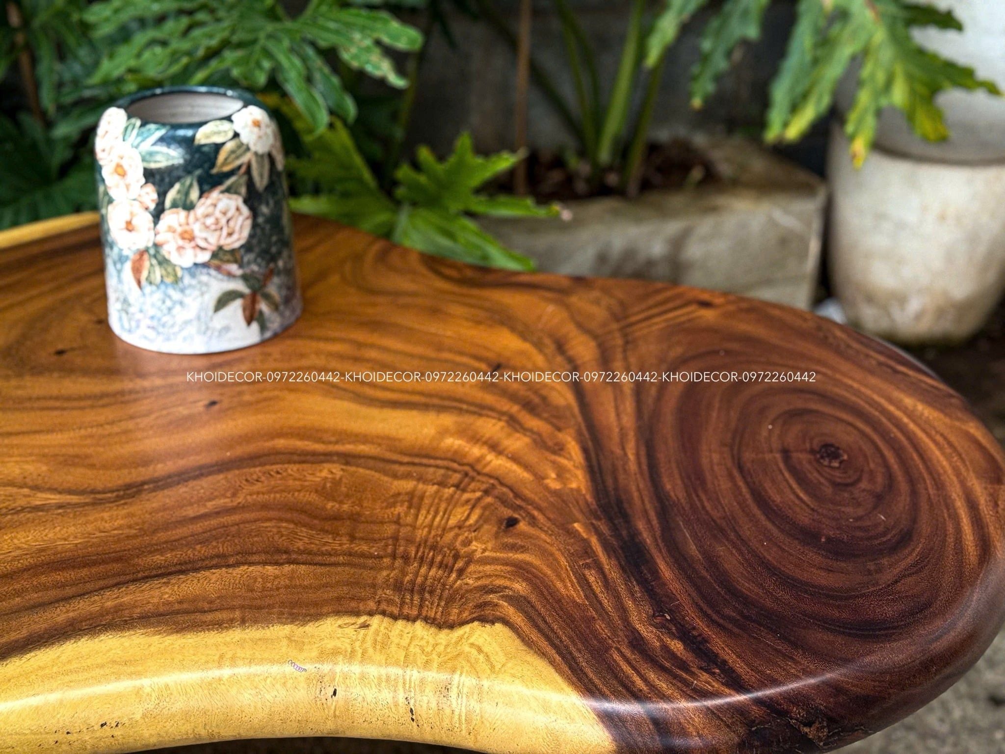  BÀN GỖ ME TÂY 129 x 68 x 5 cm 