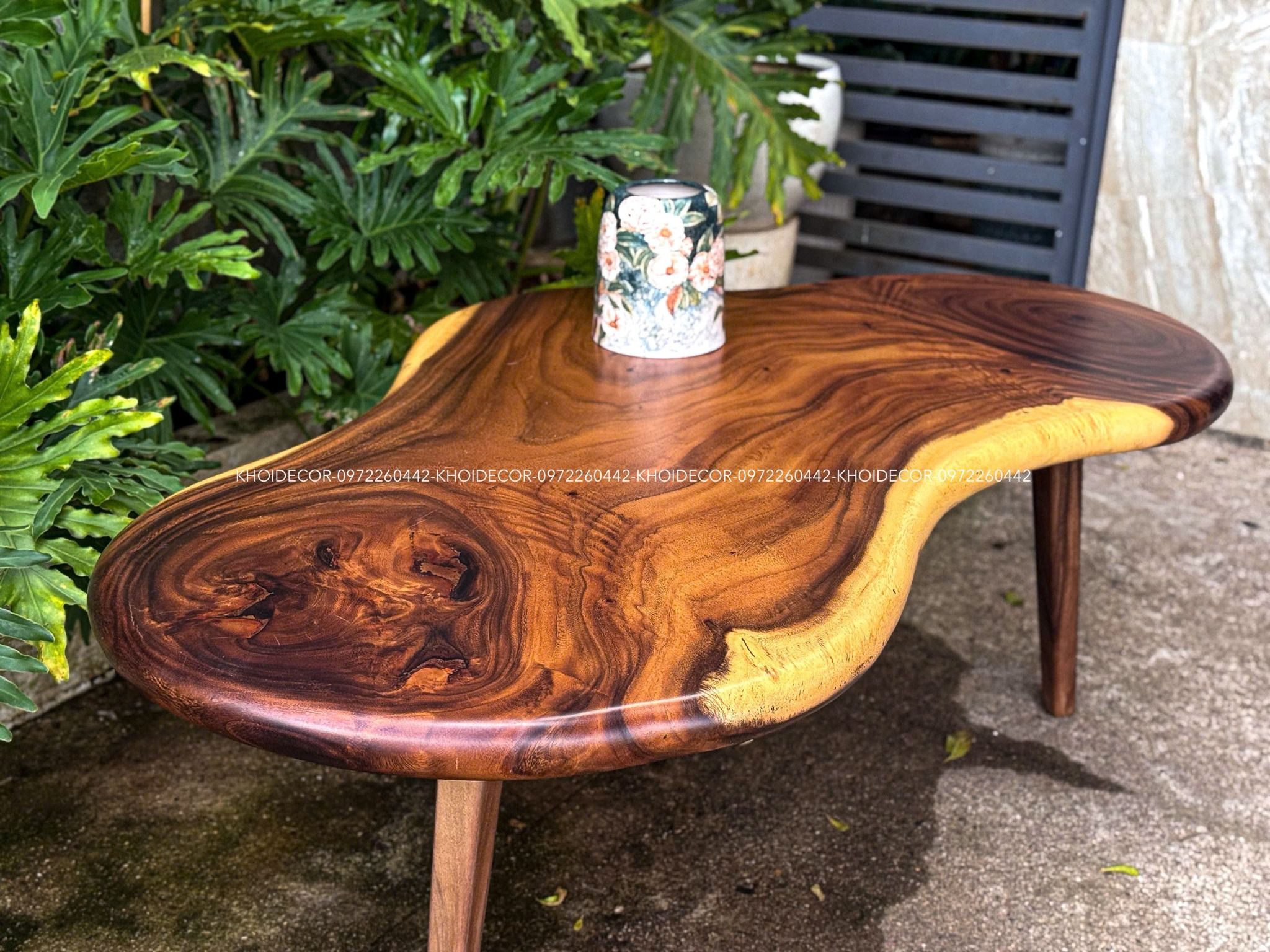  BÀN GỖ ME TÂY 129 x 68 x 5 cm 