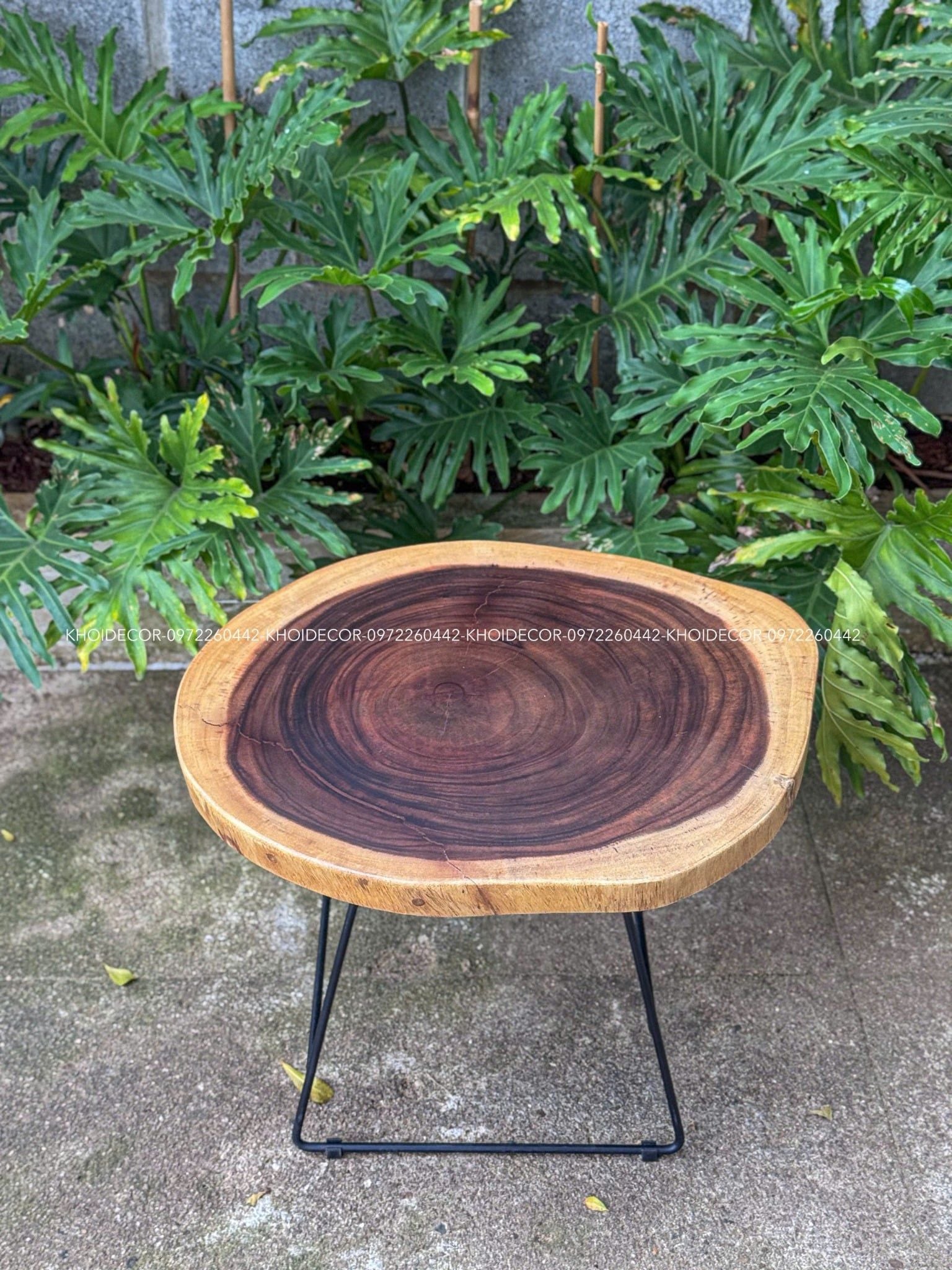  BÀN GỖ ME TÂY 63 x 55 x 5 cm 